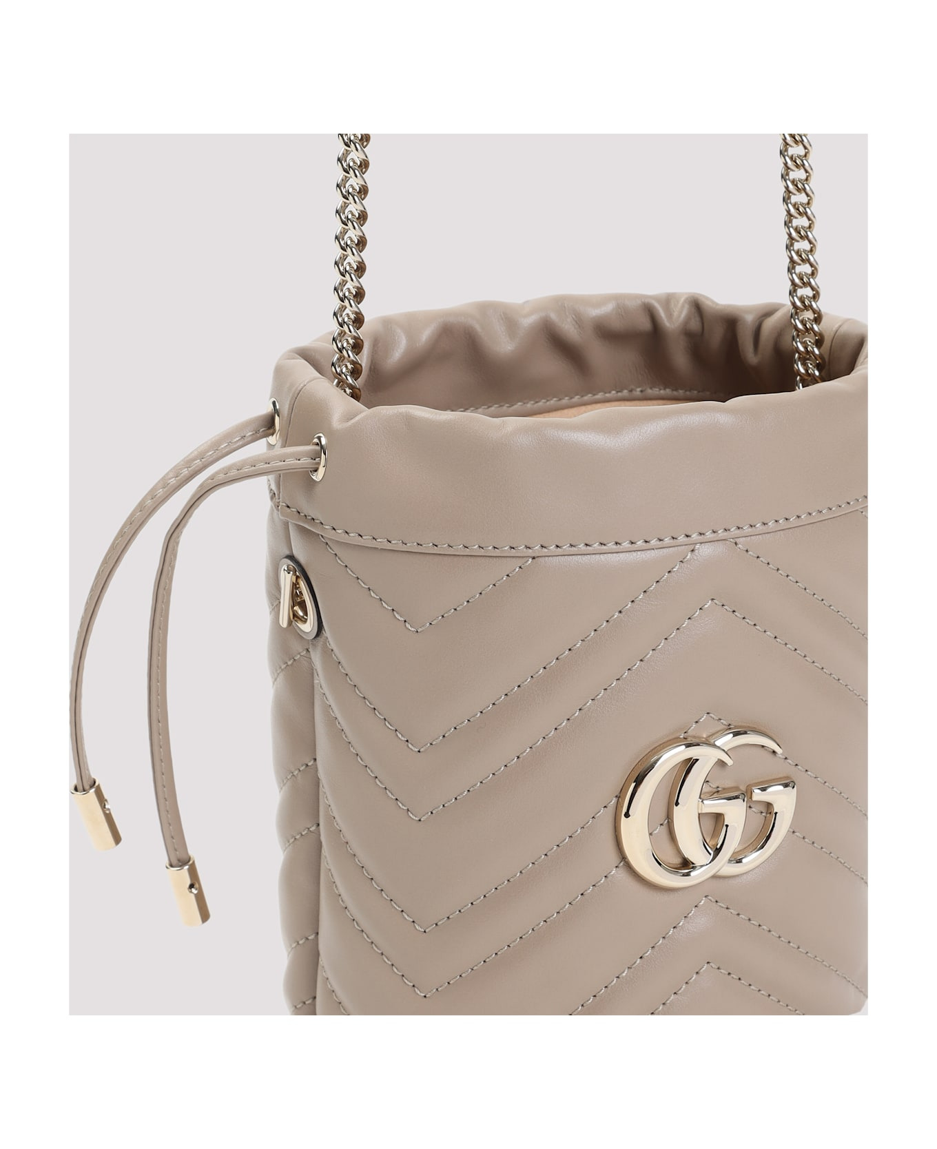 Matelassé Leather Pouch - 5