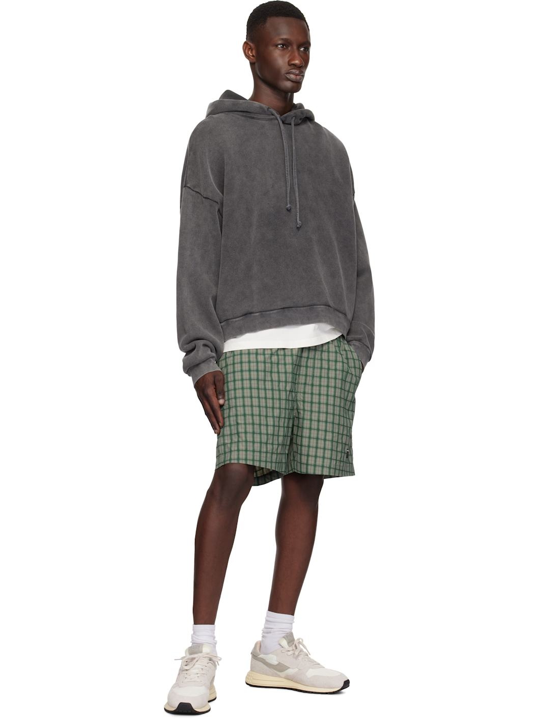 Gray & White Reelwind Low Sneakers - 5