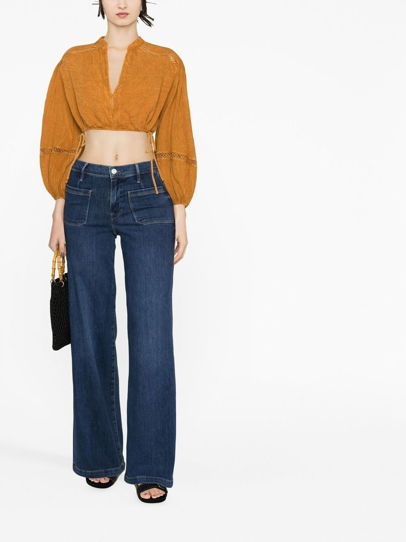 FRAME mid-rise bootcut jeans outlook