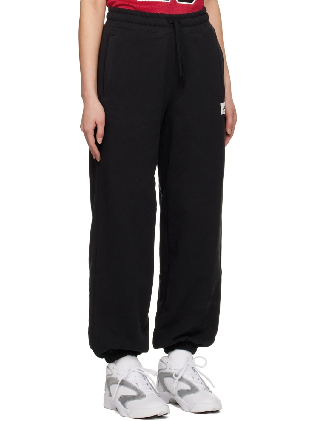 Black Drawstring Lounge Pants - 2