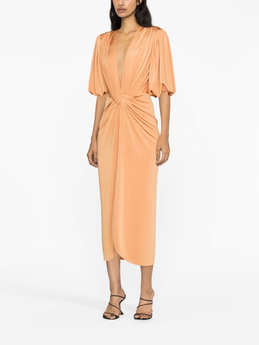 Mika twist-front midi dress - 2
