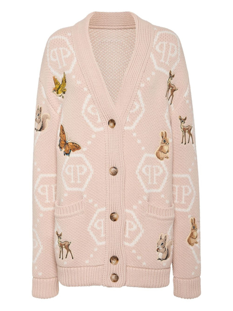 Fairy-embroidered cardigan 5