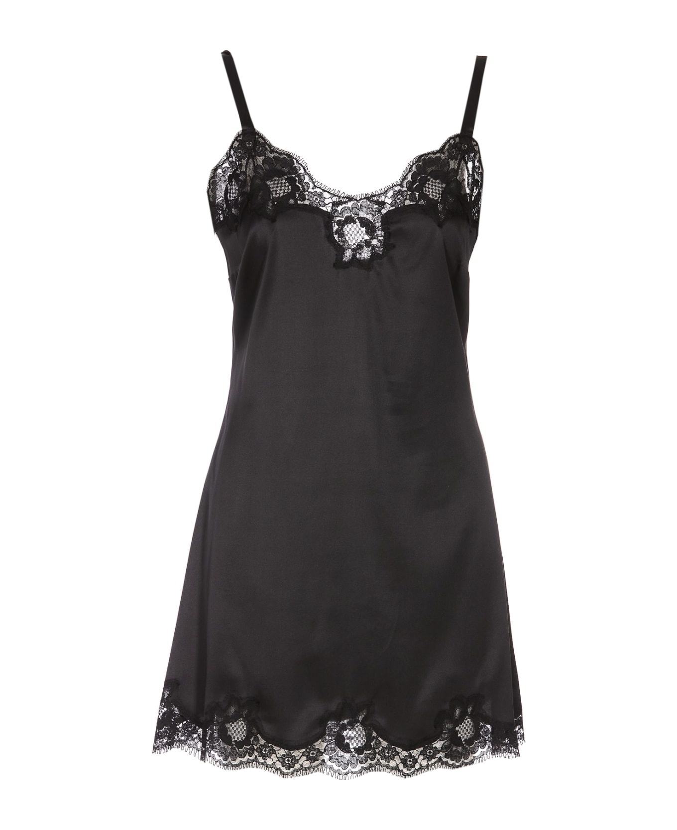 Lace Detailed Slip Dress - 1