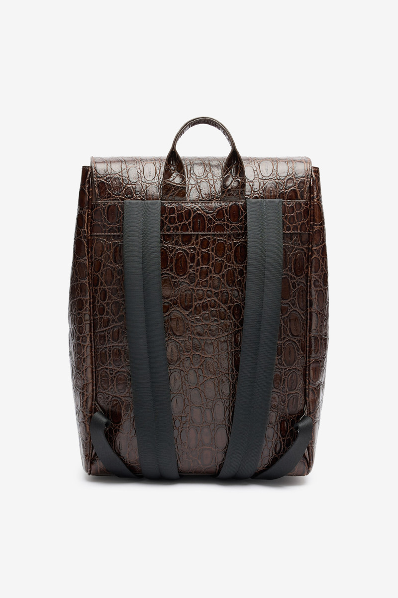 Crocodile Scale-Effect Backpack 3