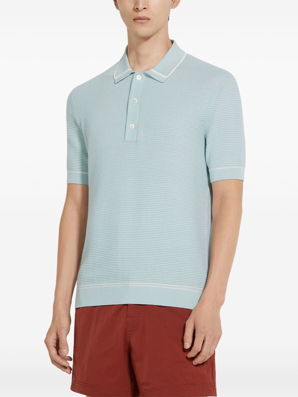 cotton polo shirt - 2