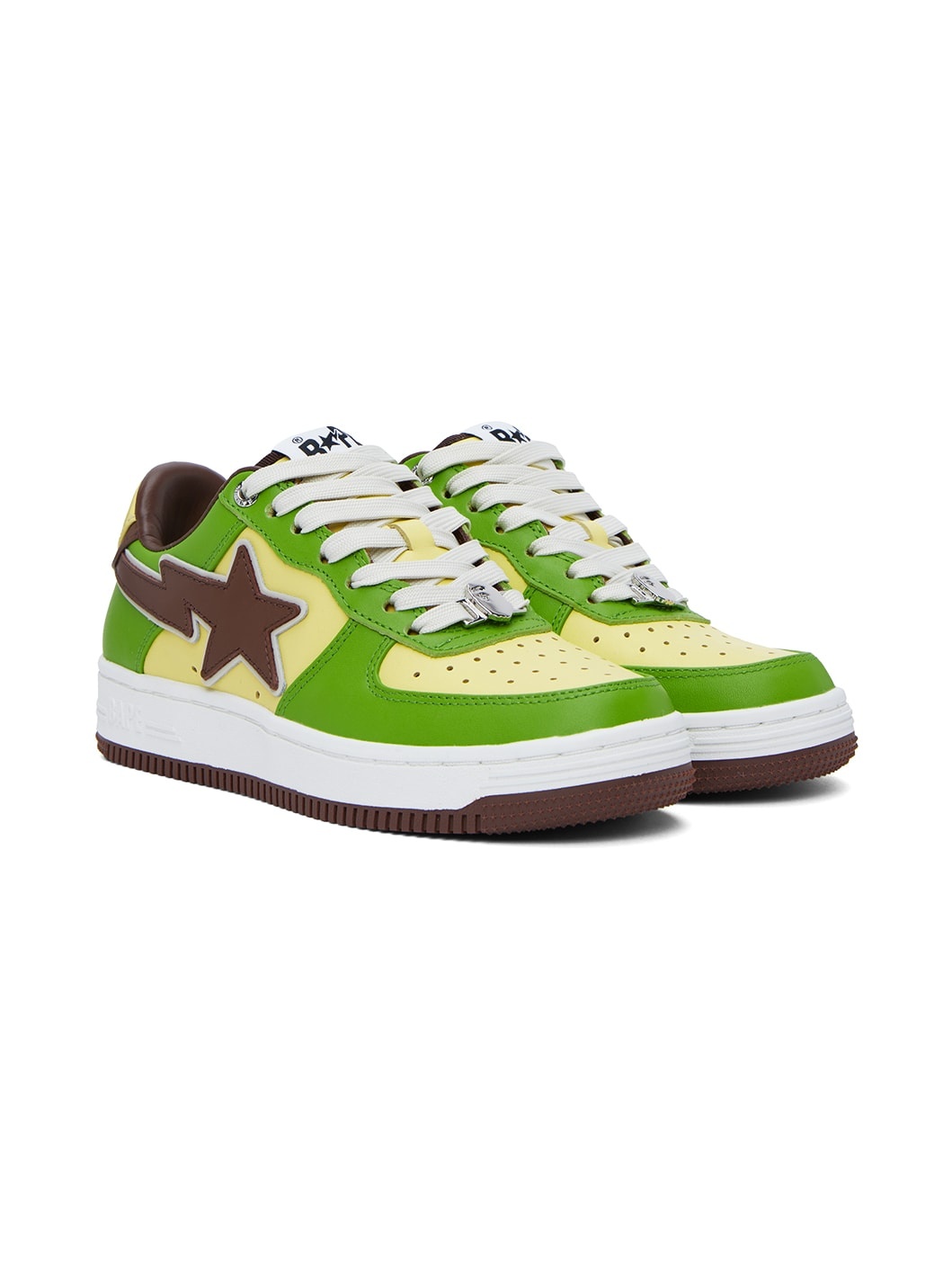 SSENSE Exclusive Green Sta Sneakers - 4