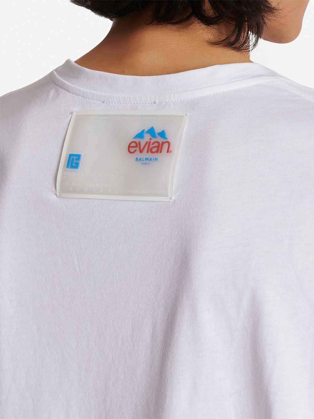 x Evian logo-print T-shirt - 6