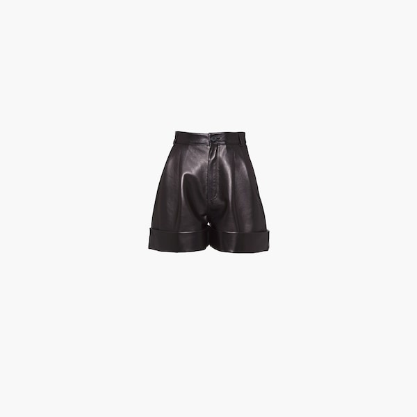 Nappa leather shorts - 3