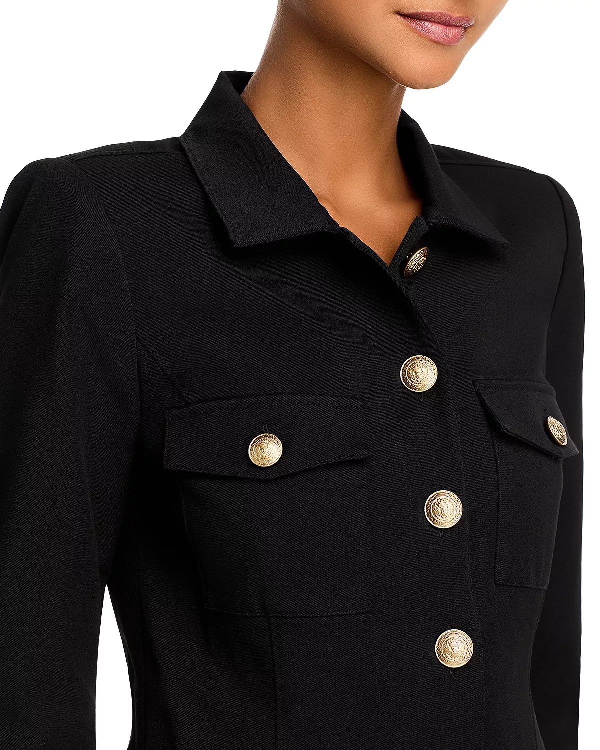 Kumi Button Front Crop Jacket - 5