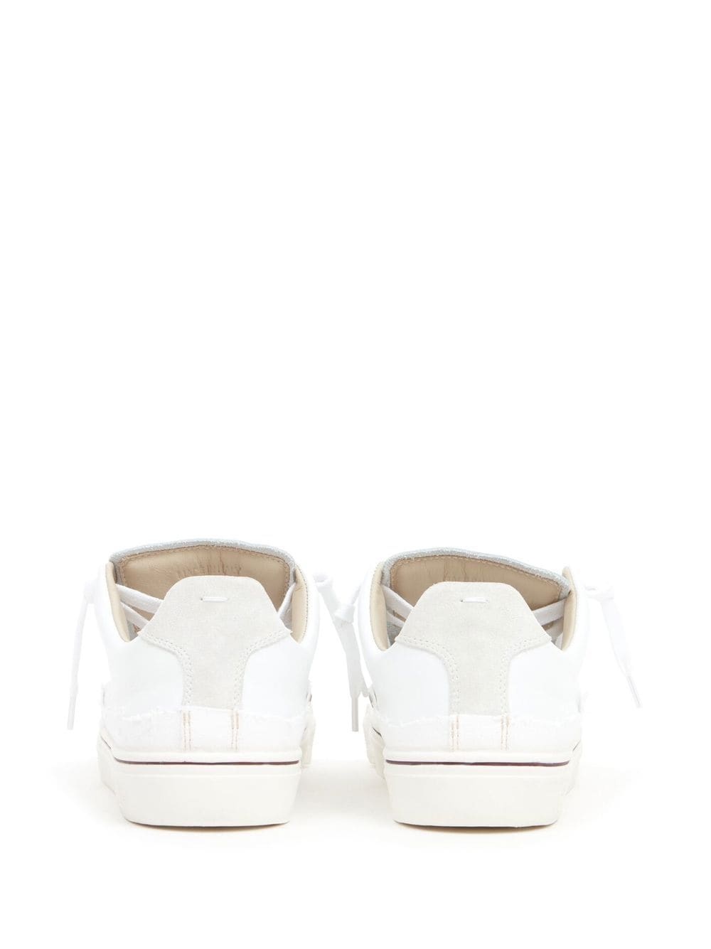 low-top lace-up sneakers - 3