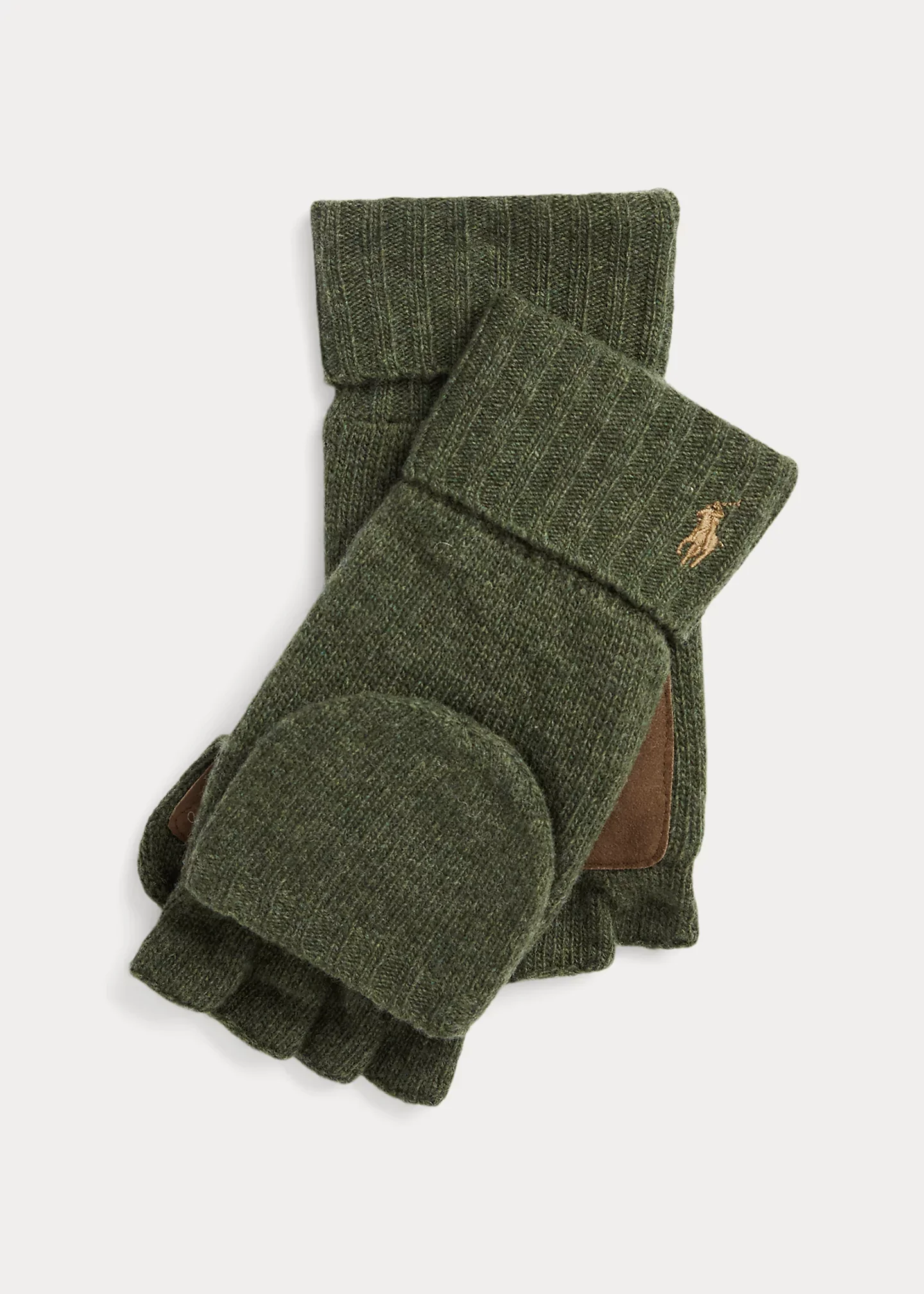 Merino-Wool-Blend Convertible Gloves - 1