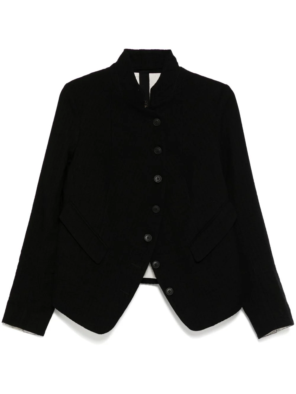 stand up-collar jacket - 1