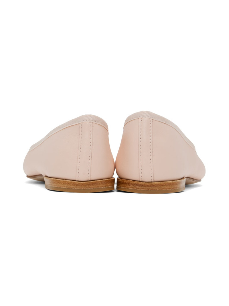 Pink & Black Flora Ballerina Flats 2