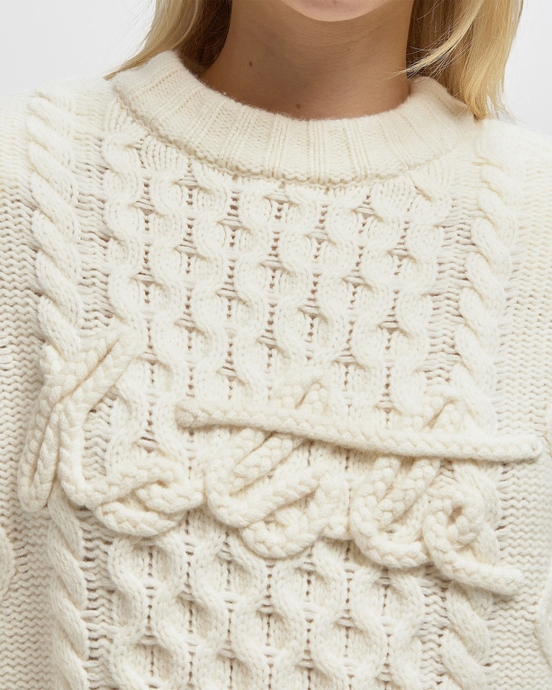 KNIT CABLE CREWNECK 3