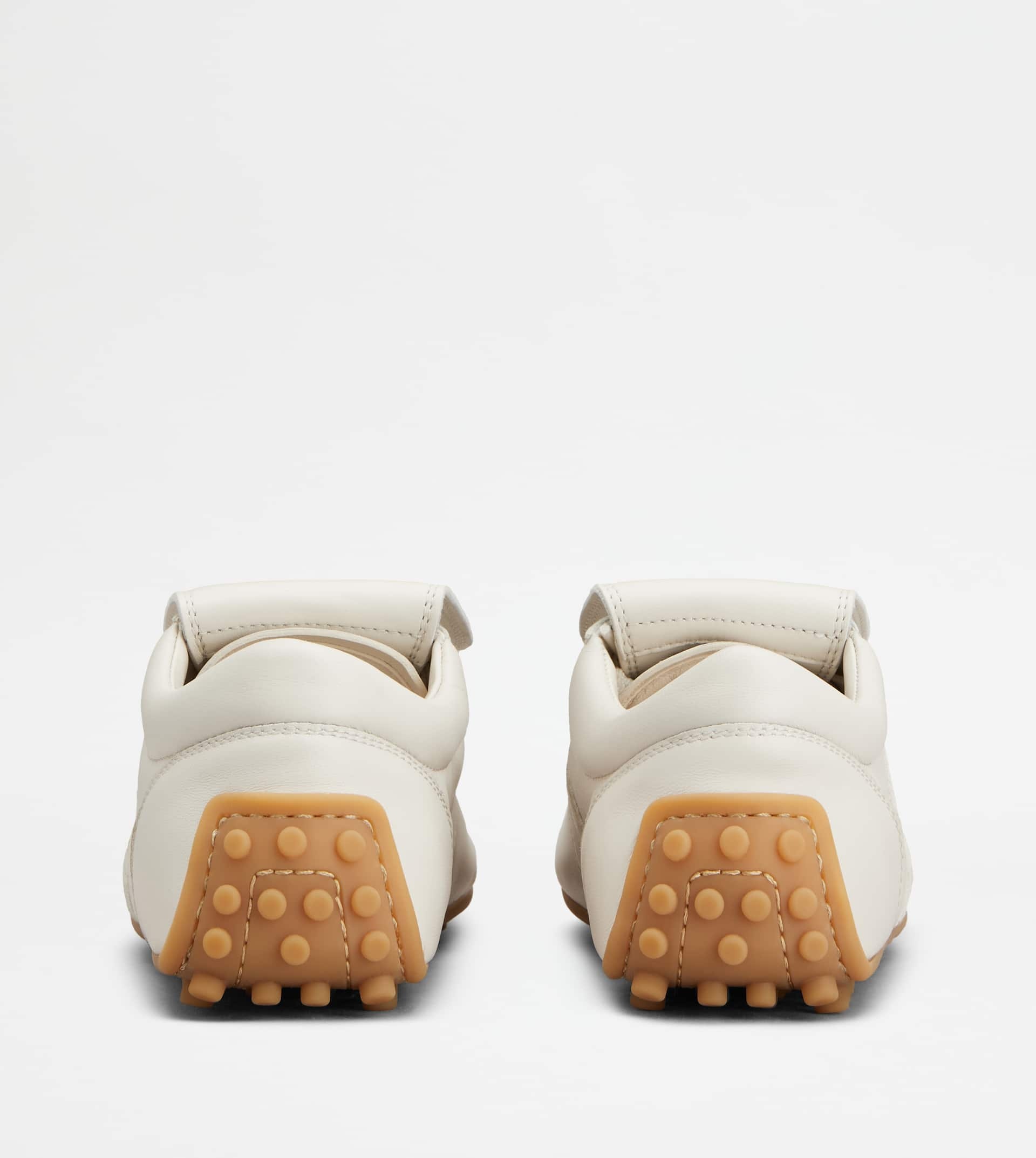 TOD'S T-MARATHON SNEAKERS IN LEATHER - WHITE - 3