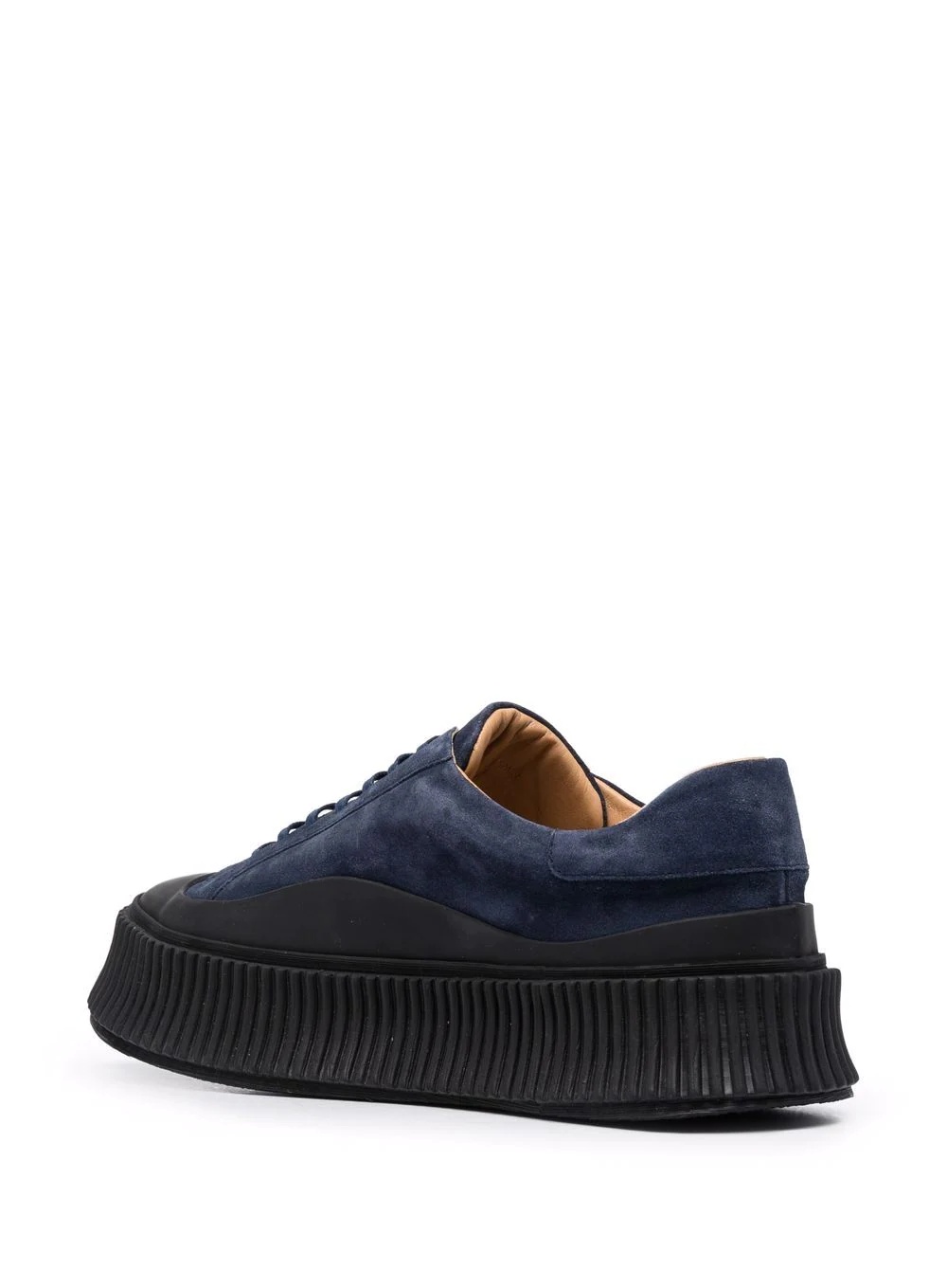 vulcanized-sole suede sneakers - 3