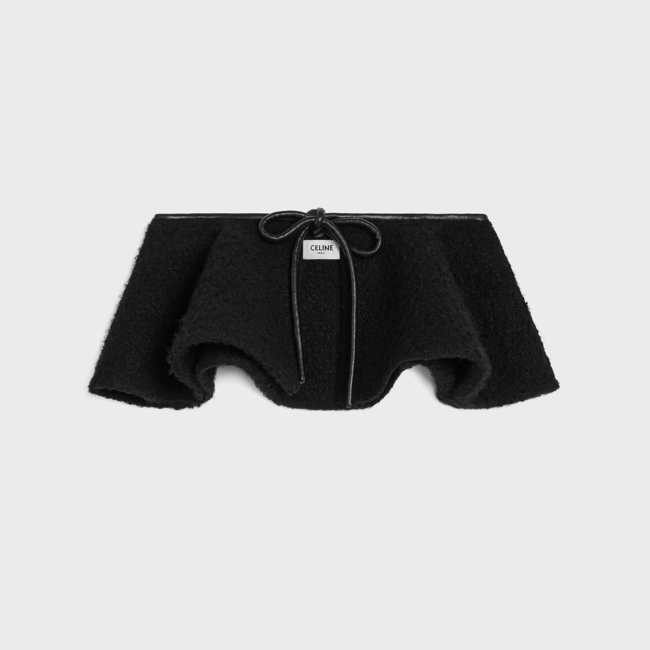 peplum IN cashmere and wool natté - 1