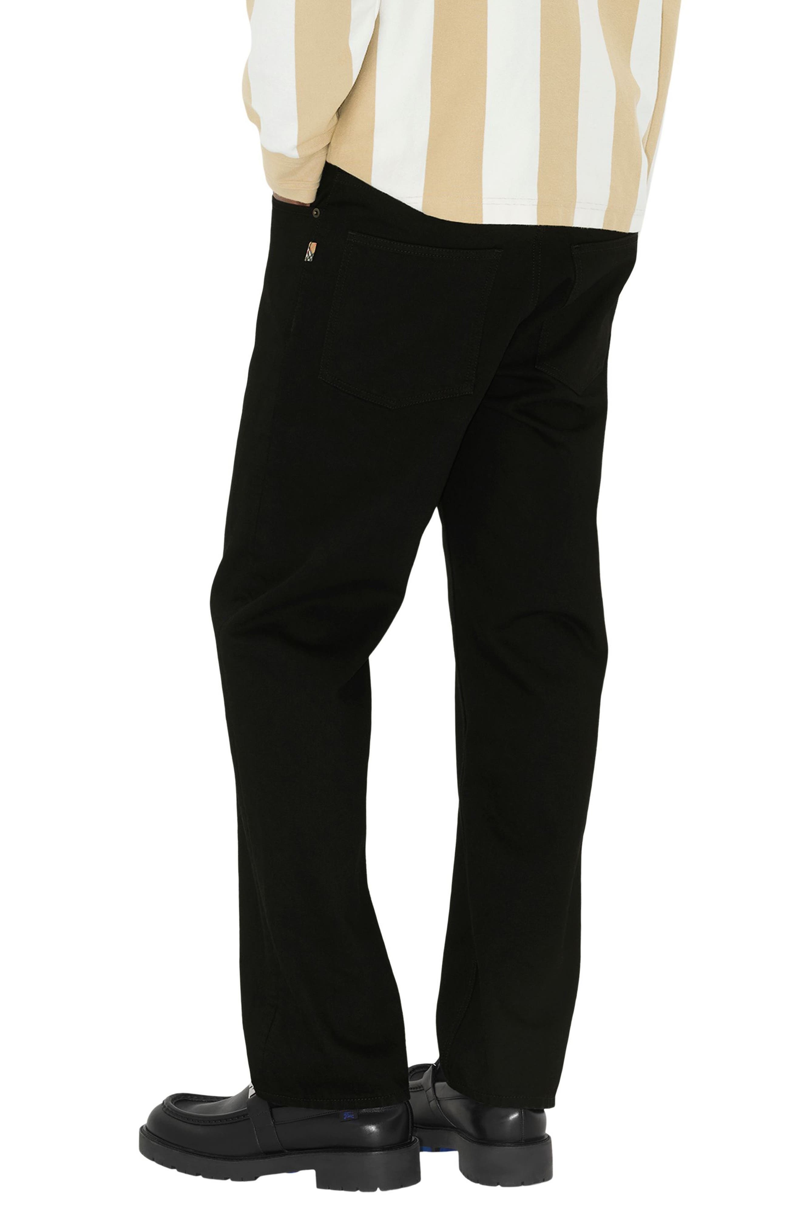 burberry Loose Fit Jeans in Black at Nordstrom - 2
