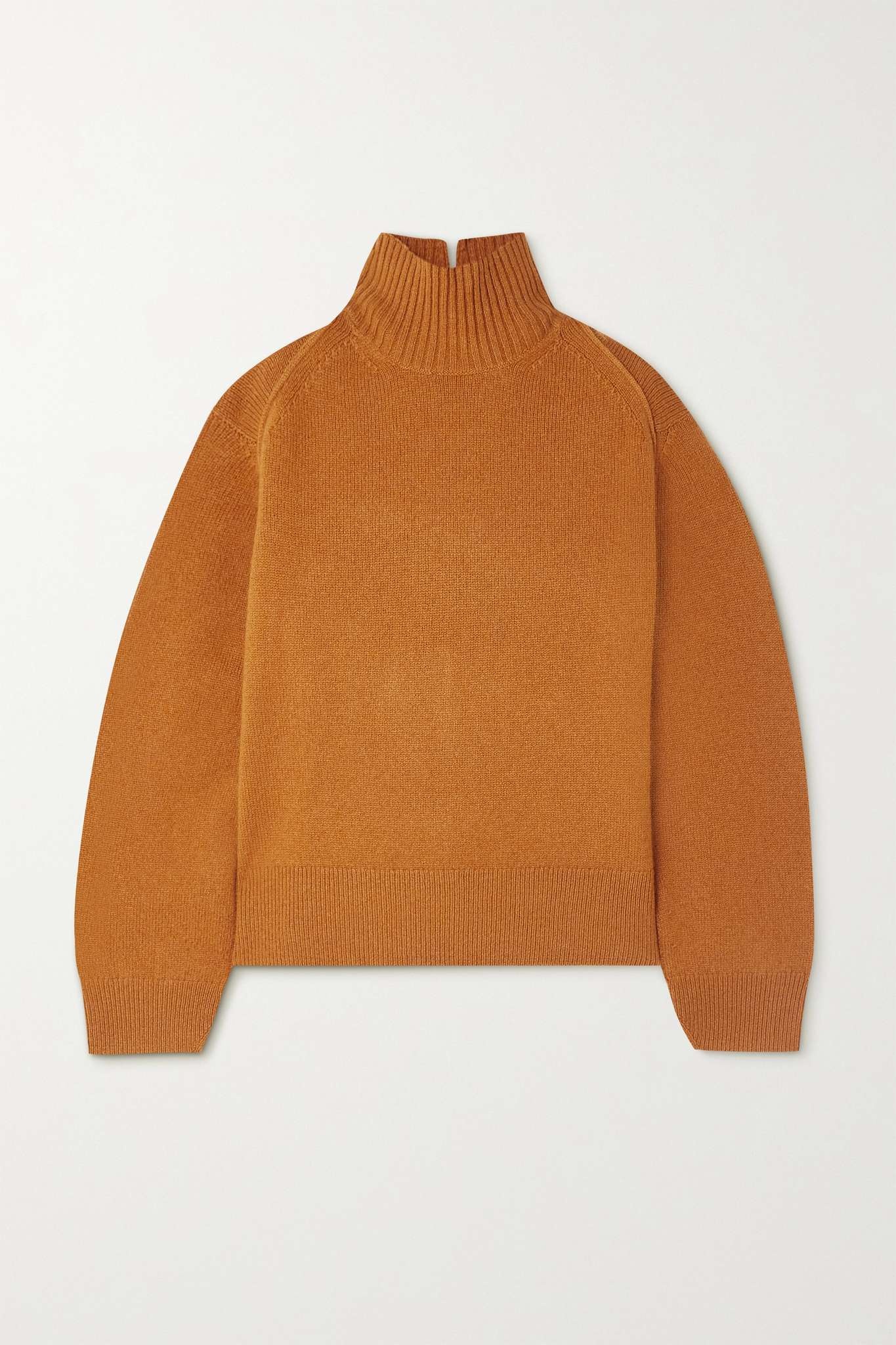 Wool and cashmere-blend turtleneck sweater - 1