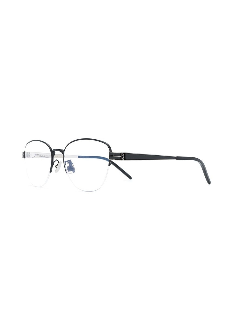 SAINT LAURENT oval glasses outlook