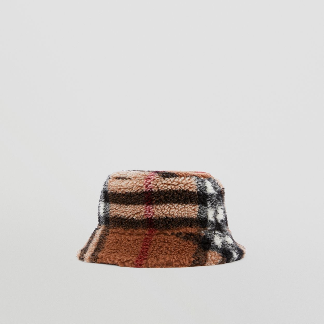 Reversible Check Fleece Bucket Hat - 5