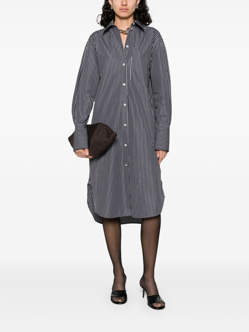 Totême striped shirt dress outlook