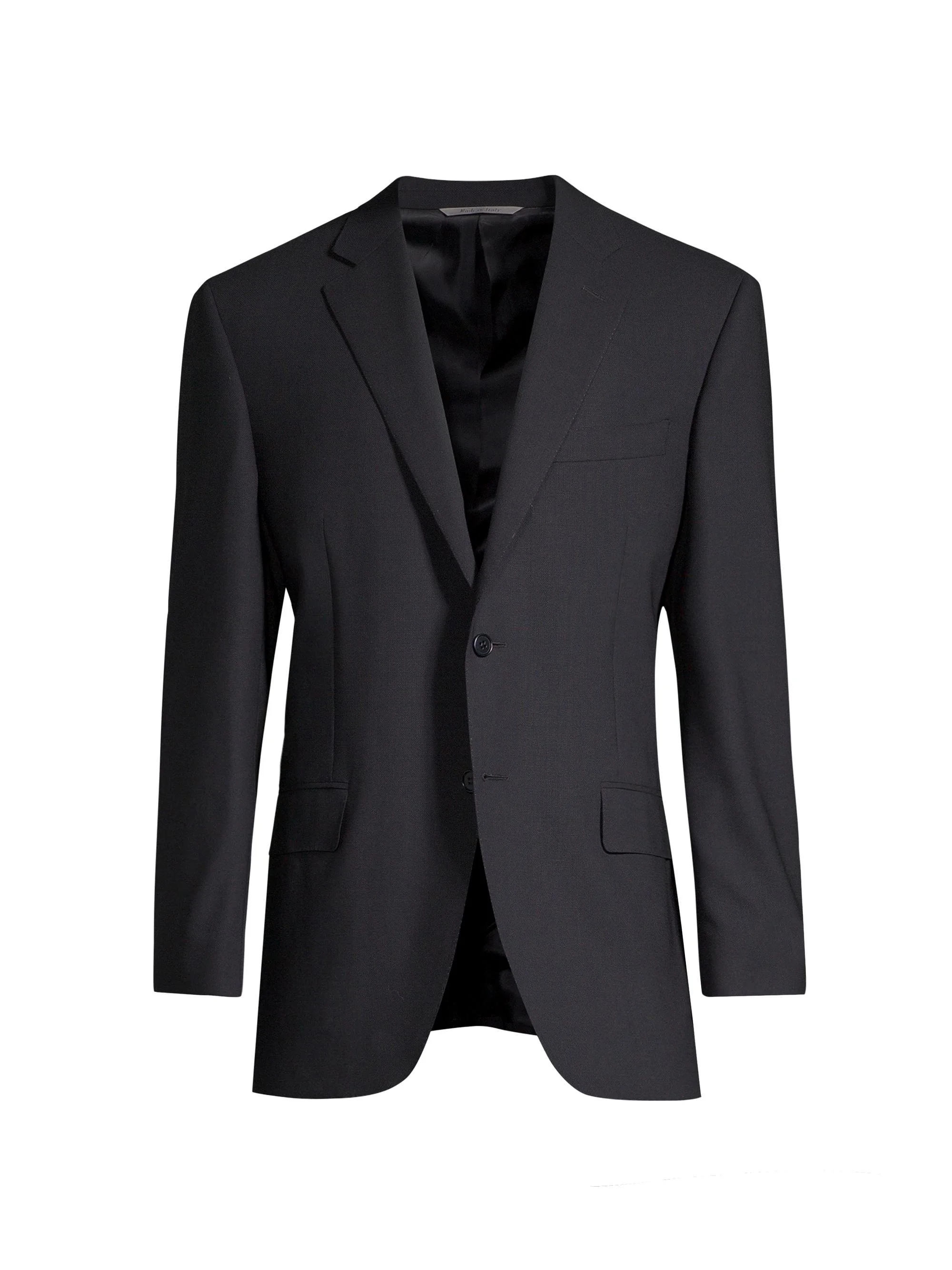 Men's Classic Fit Wool Blazer - Navy - 1