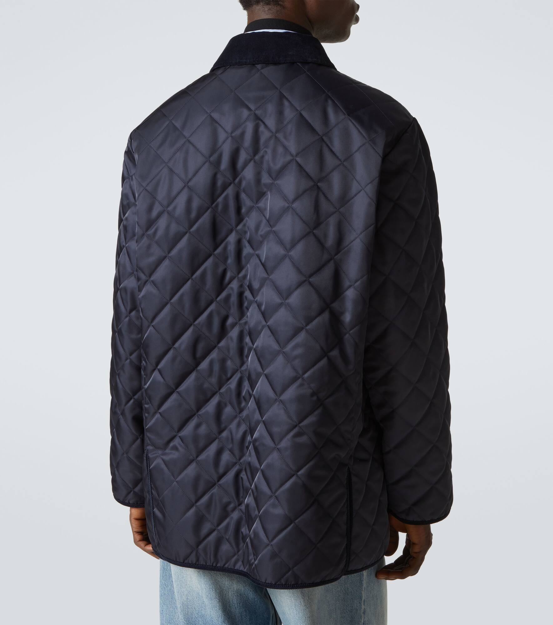 VLogo Signature quilted jacket - 4