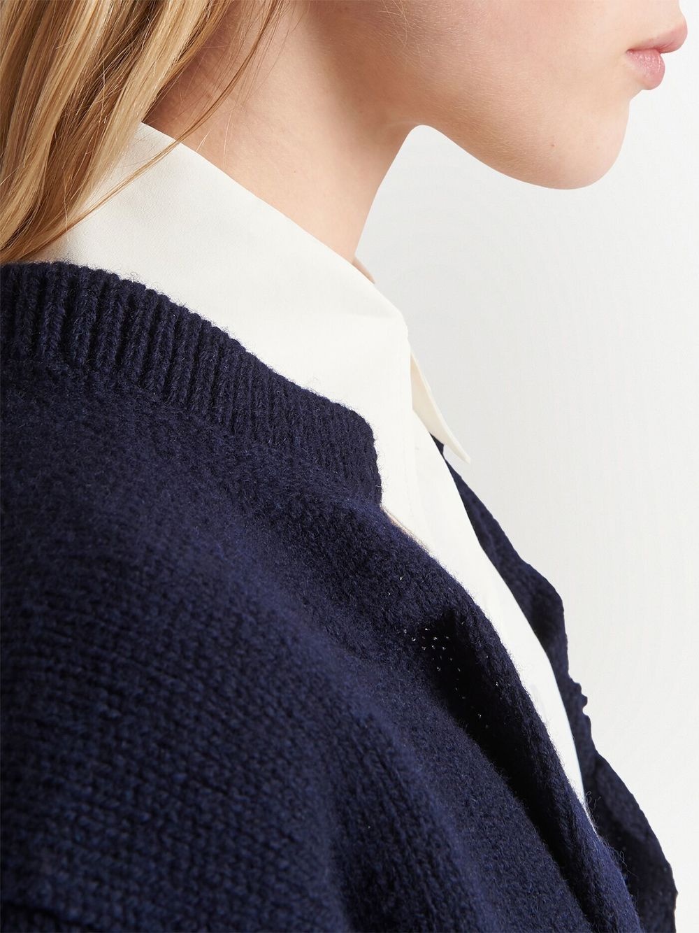 cashmere V-neck jumper - 5