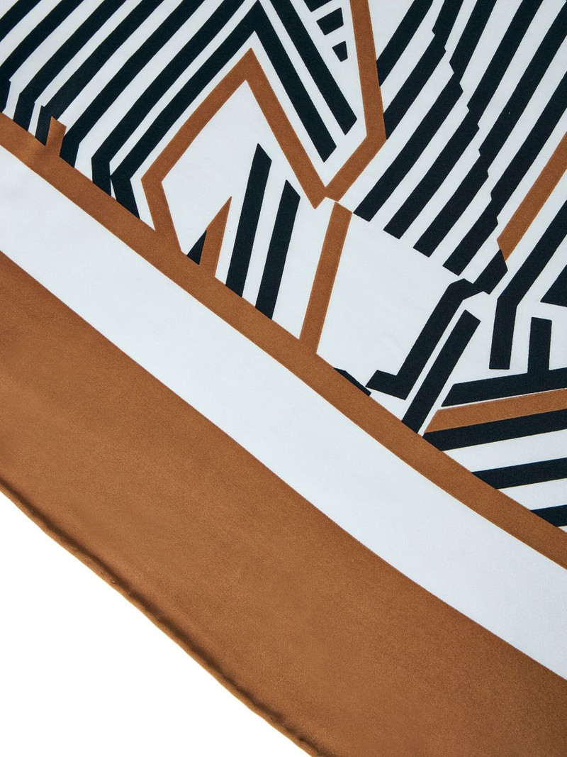 Max Mara geometric-print scarf outlook