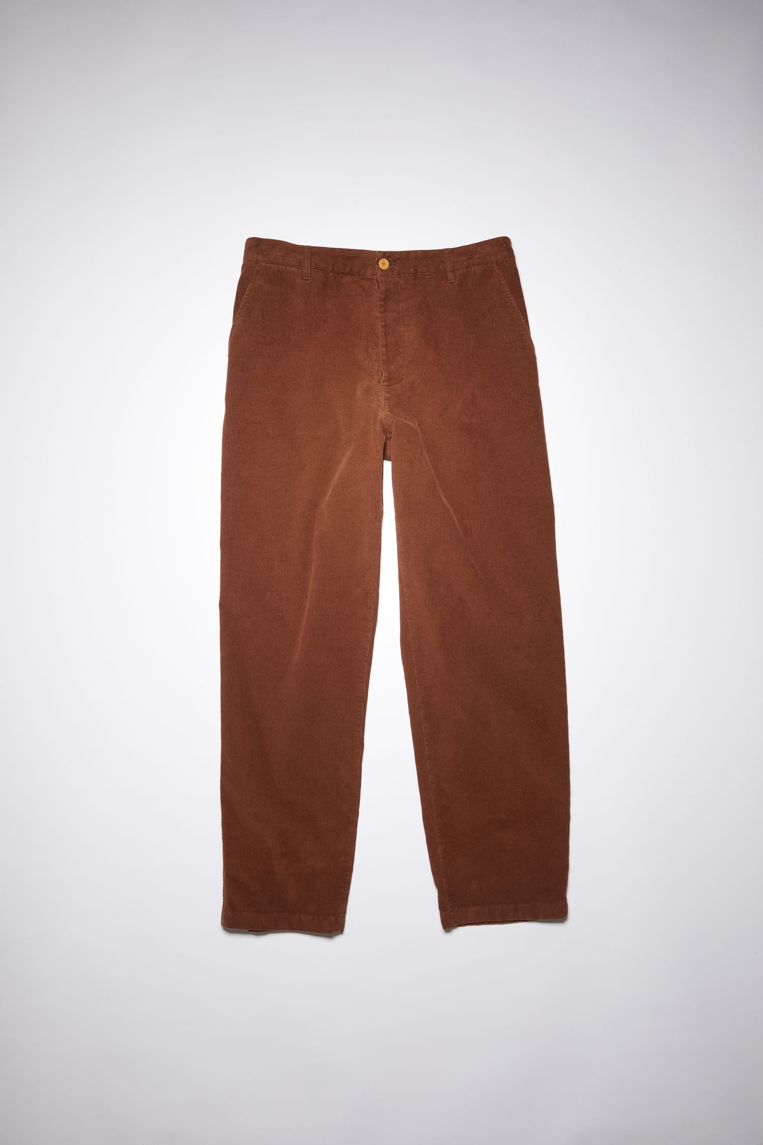 Straight trousers - Chestnut brown - 1