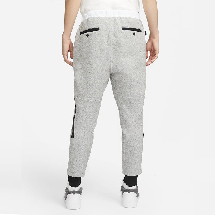 Men's Nike x Sacai Crossover Knit Bundle Feet Sports Pants/Trousers/Joggers Us Edition Gray CW2187-0 - 5