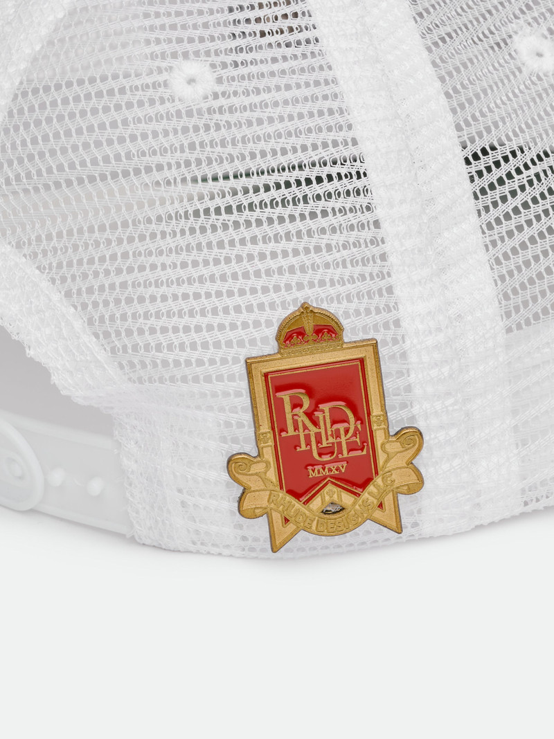 RHUDE PATCH MESH TRUCKER HAT 9