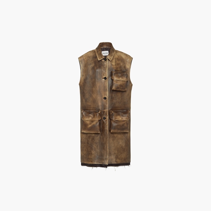Nappa leather vest - 2
