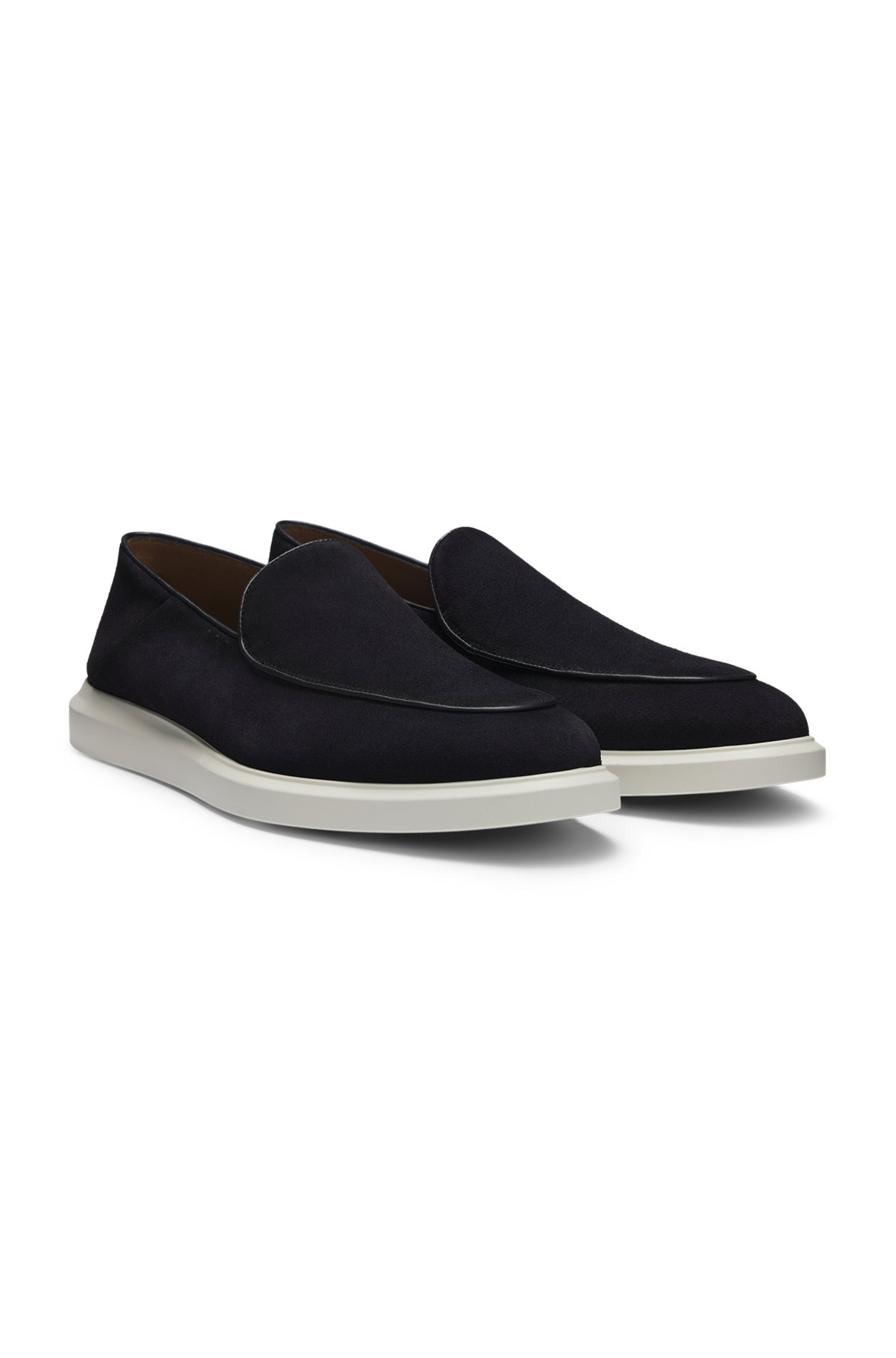 SUEDE LOAFERS WITH LOGO DETAILS - 2