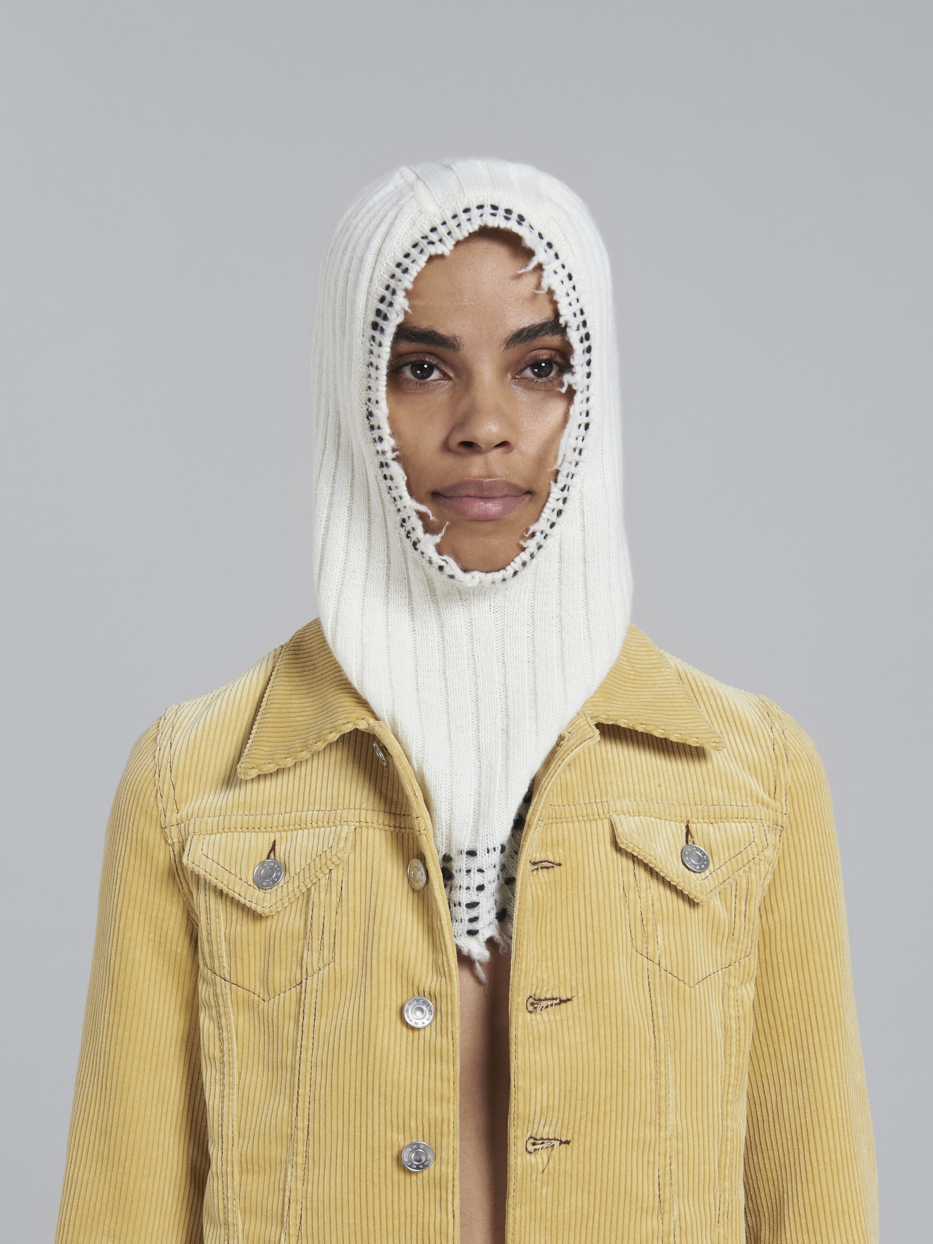 LIGHT YELLOW CORDUROY JACKET - 4