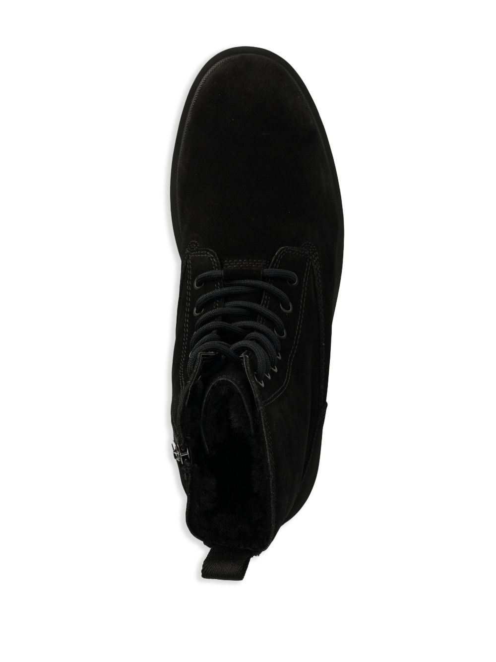 lace up suede boots - 4