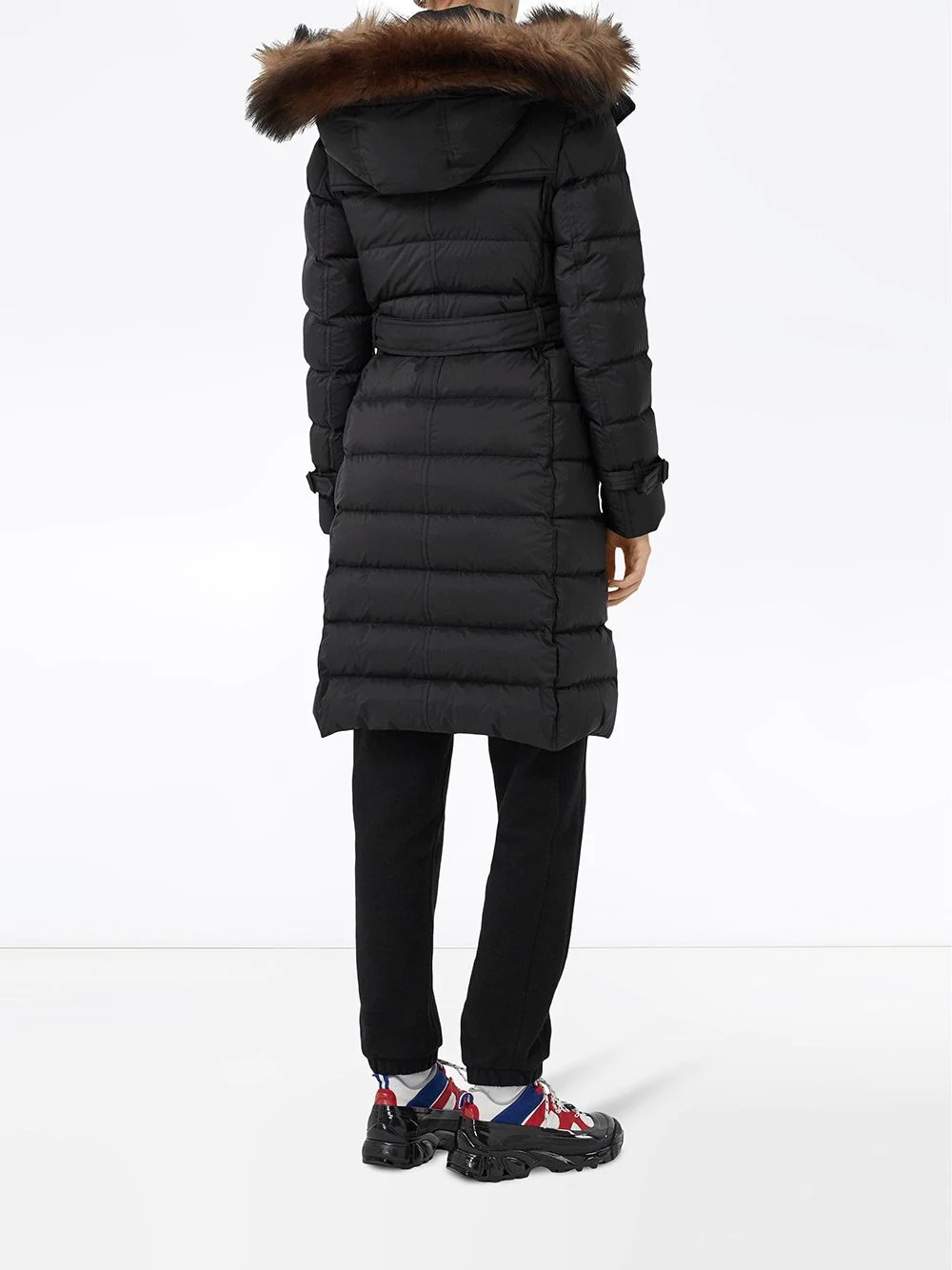 detachable hood padded coat - 4