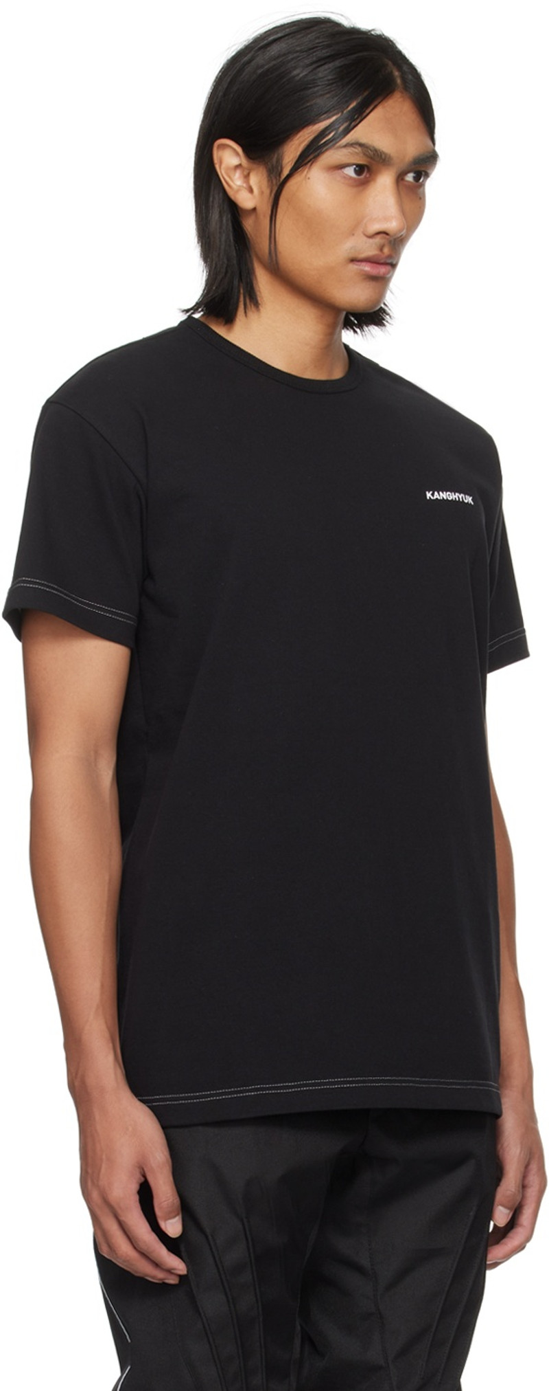 Kanghyuk Black Printed T-Shirt outlook