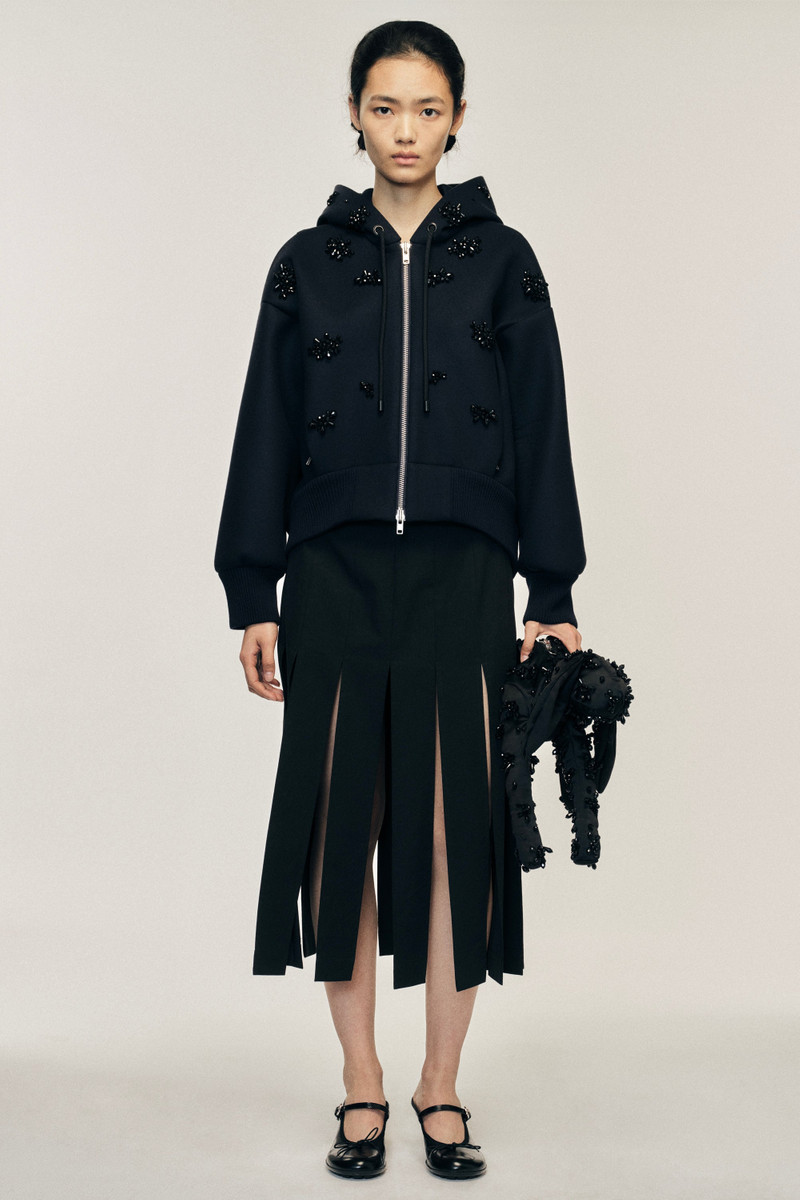 Turbo Embellished Cropped Zip Jacket 1