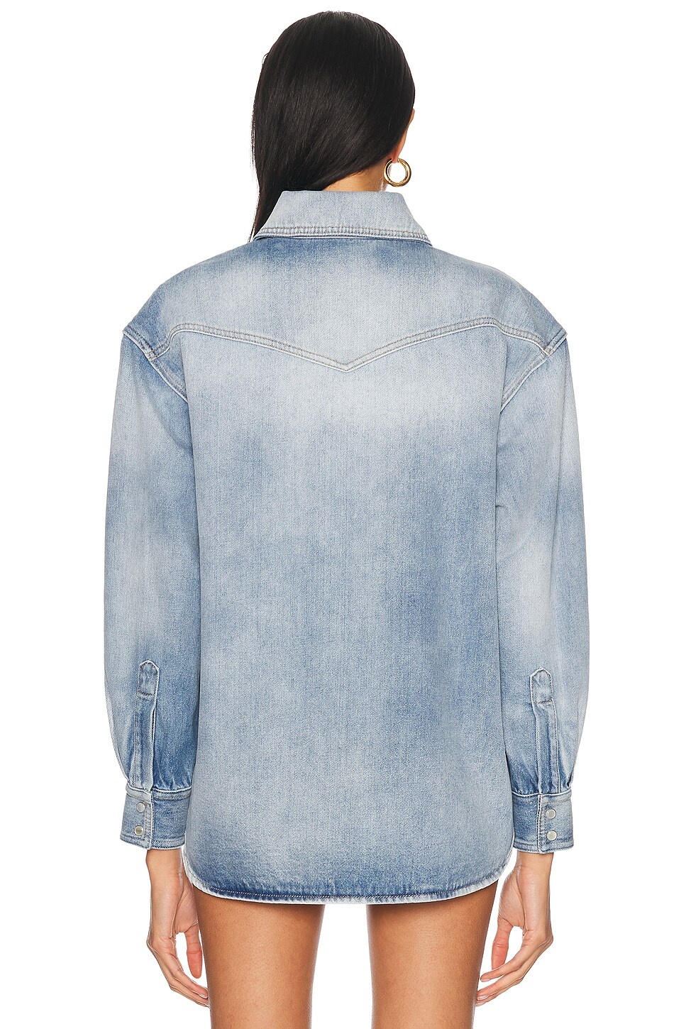 Denim Button Down Top - 3