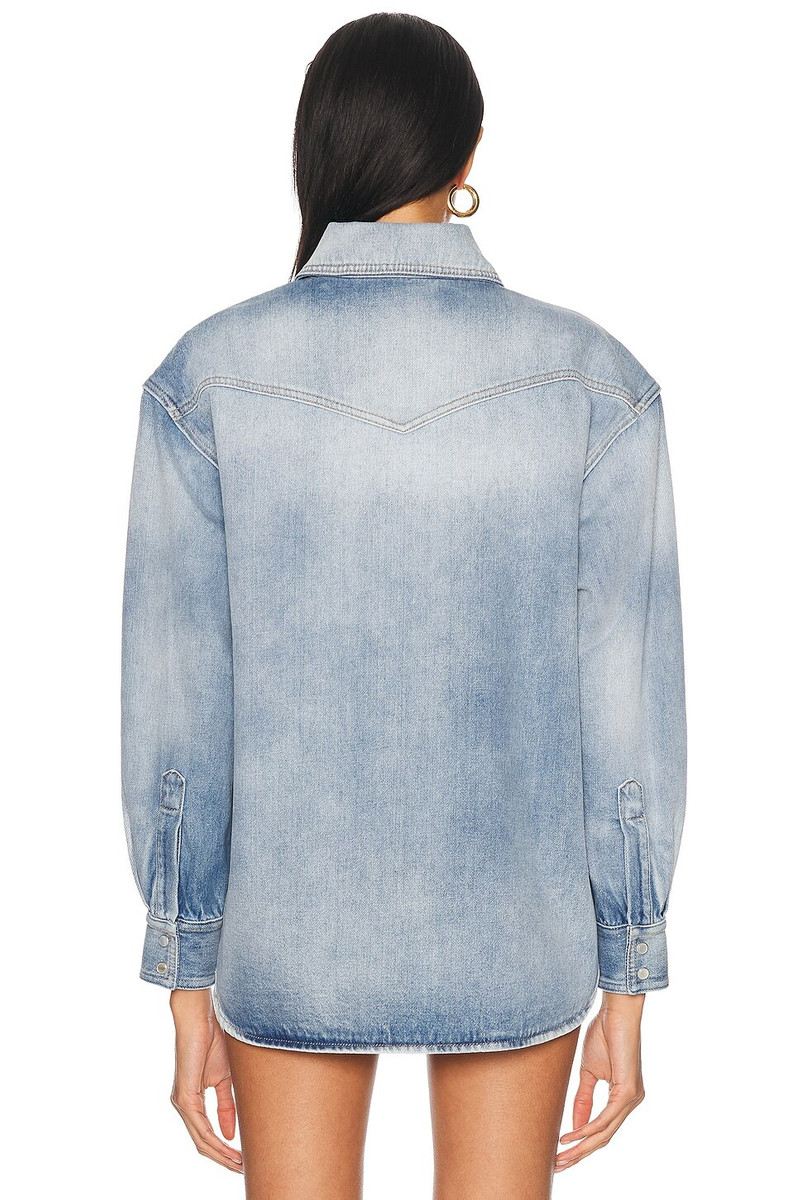 Denim Button Down Top 3