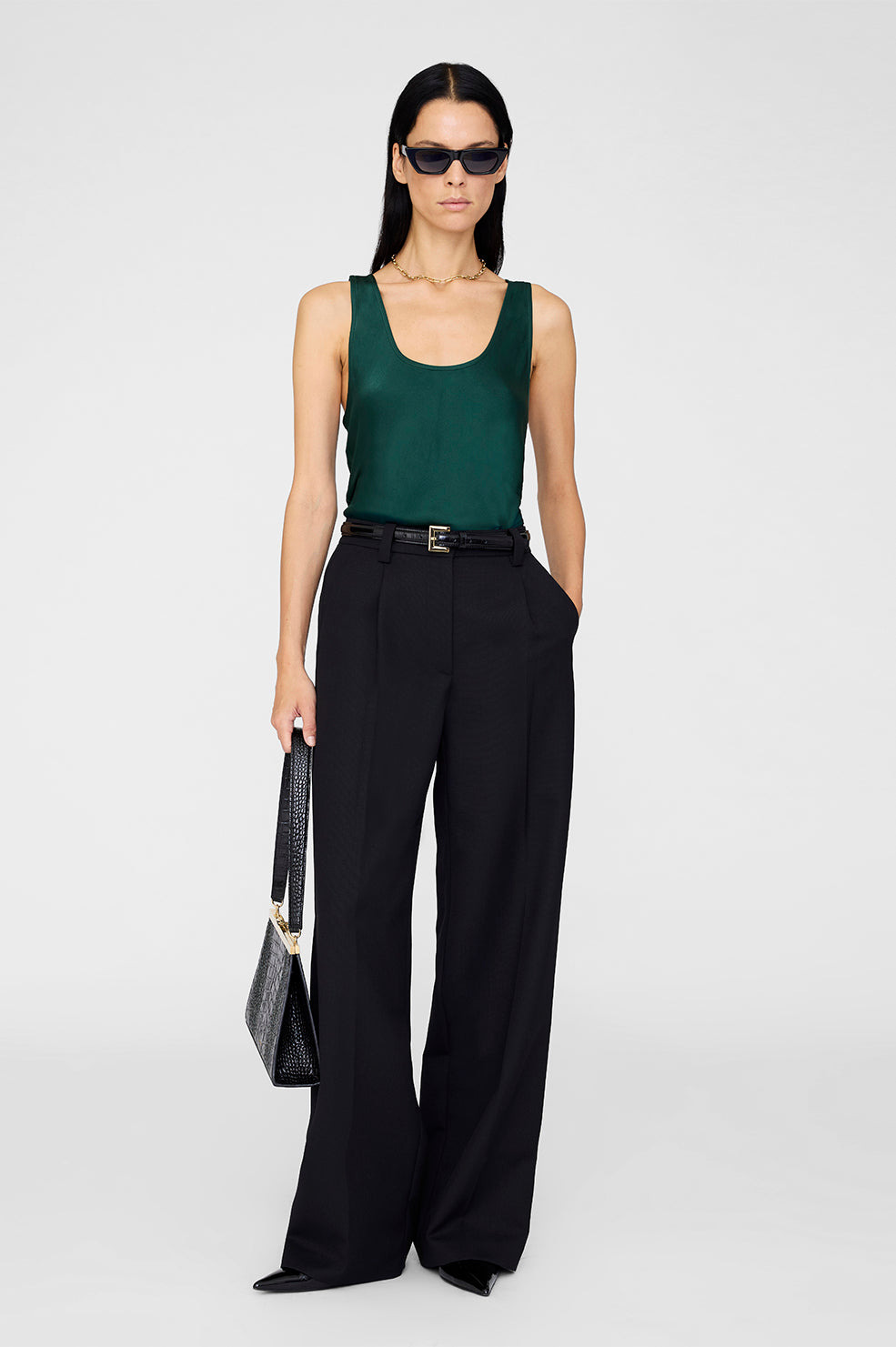Lea Top - Dark Teal - 2