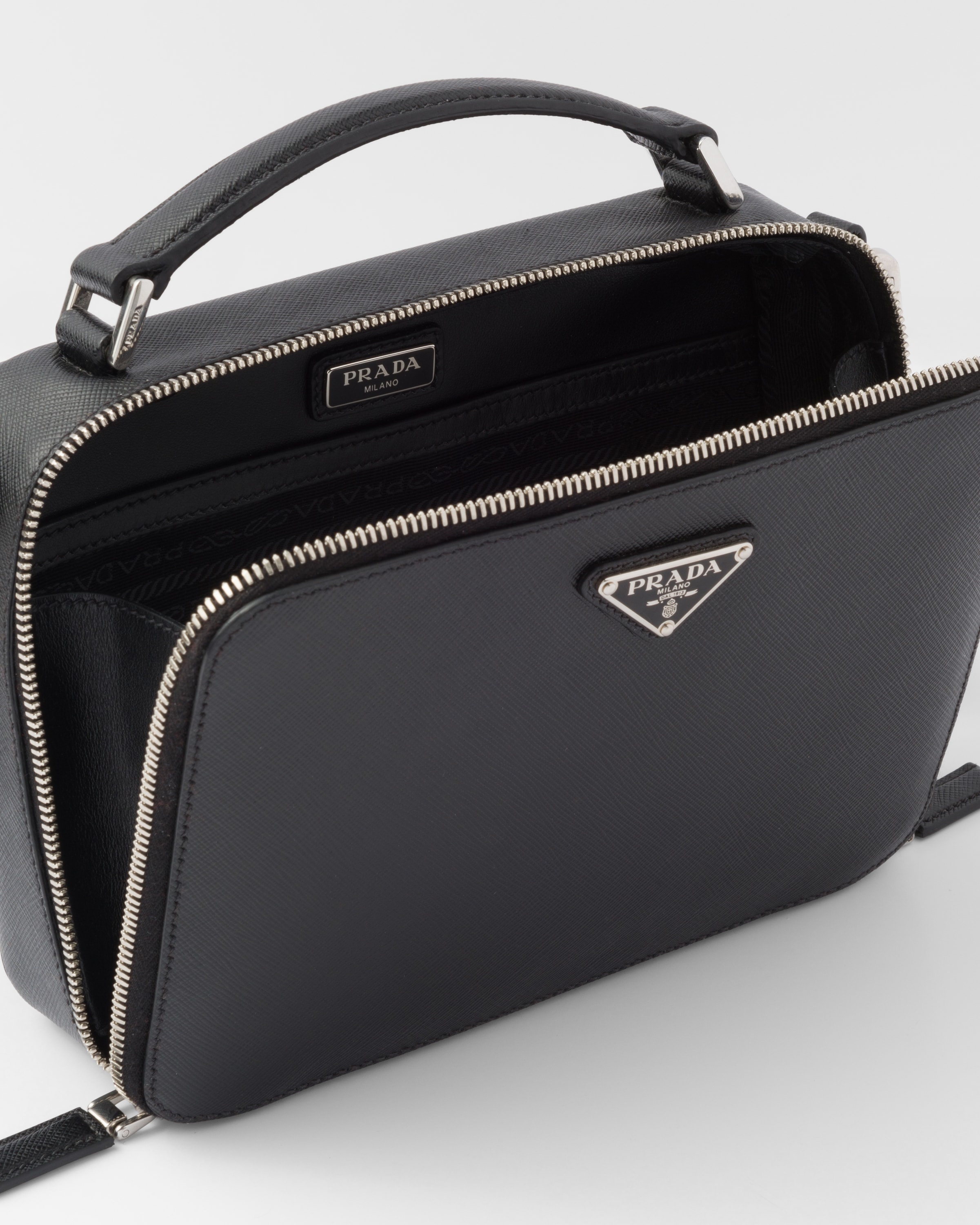 Medium Prada Brique Saffiano leather bag - 5