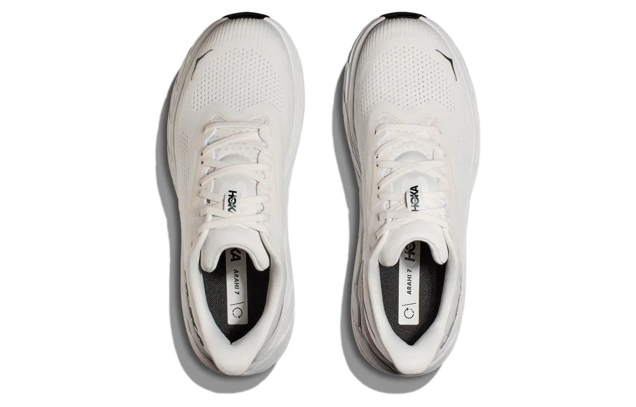HOKA ONE ONE Arahi 7 'Blanc De Blanc Steel Wool' 1147850-BDBSW - 4