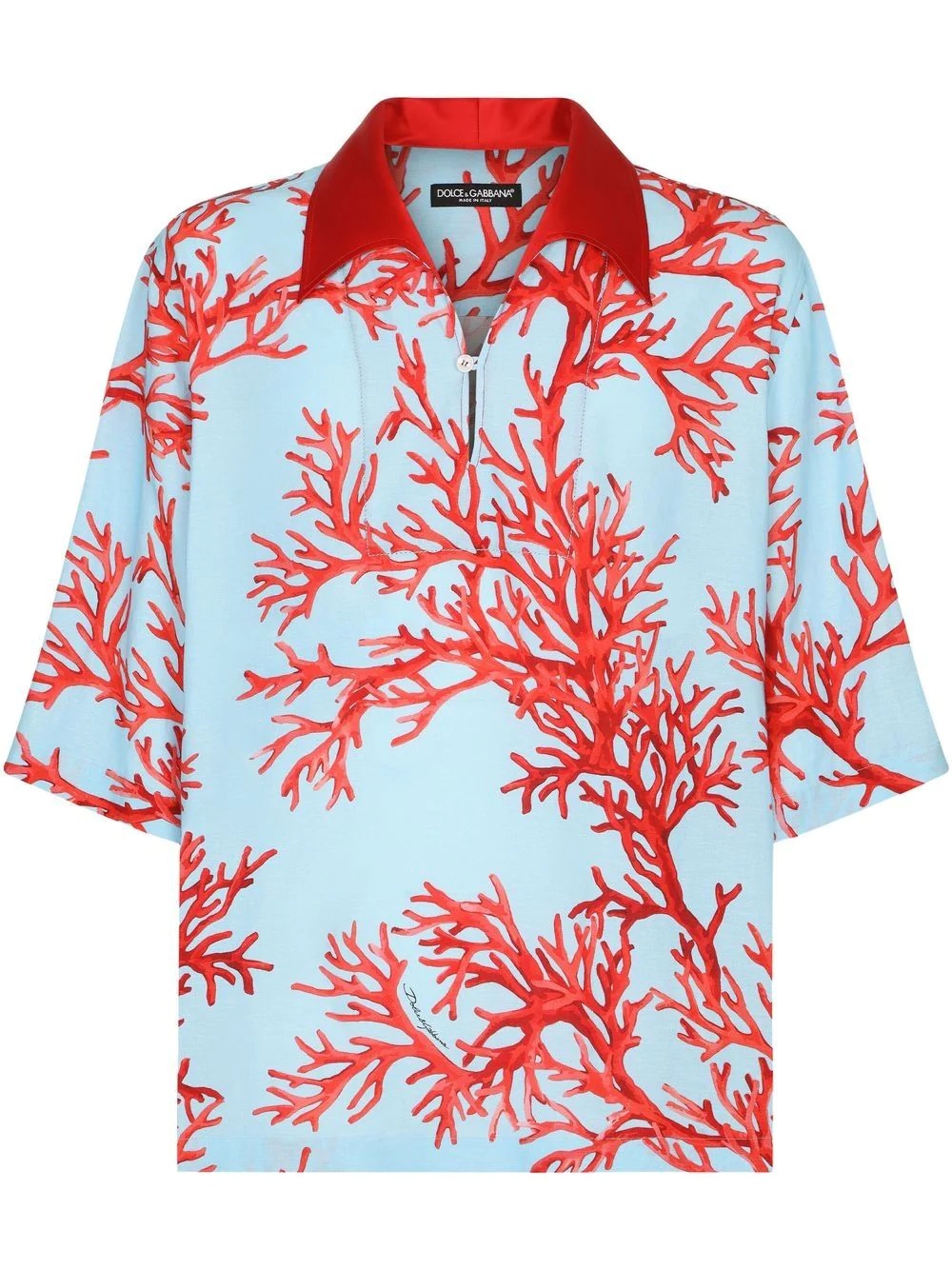 Corallo graphic-print pullover shirt - 1