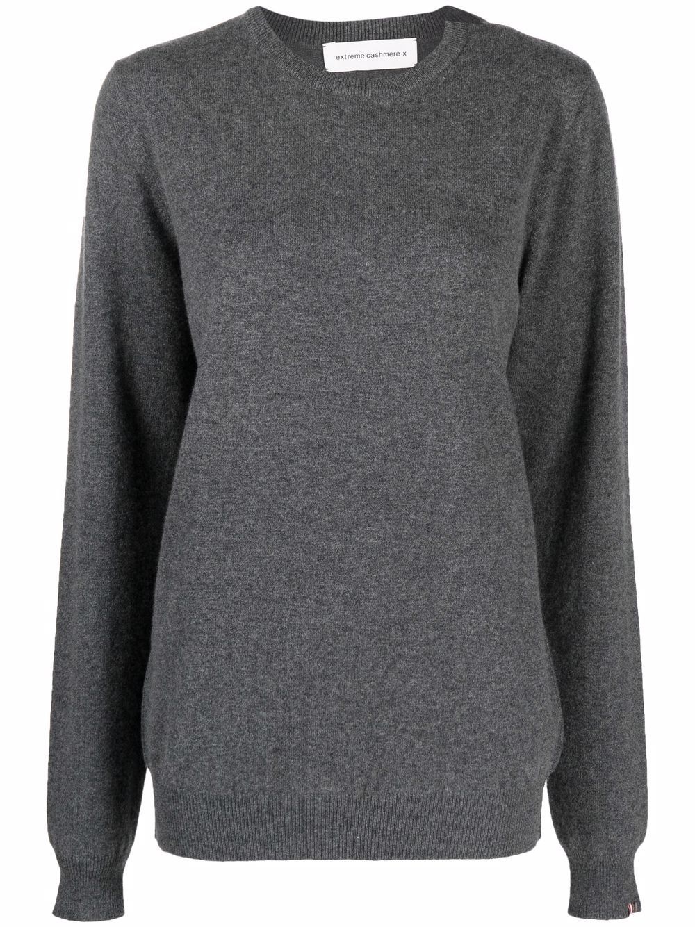 crew-neck knit jumper - 1