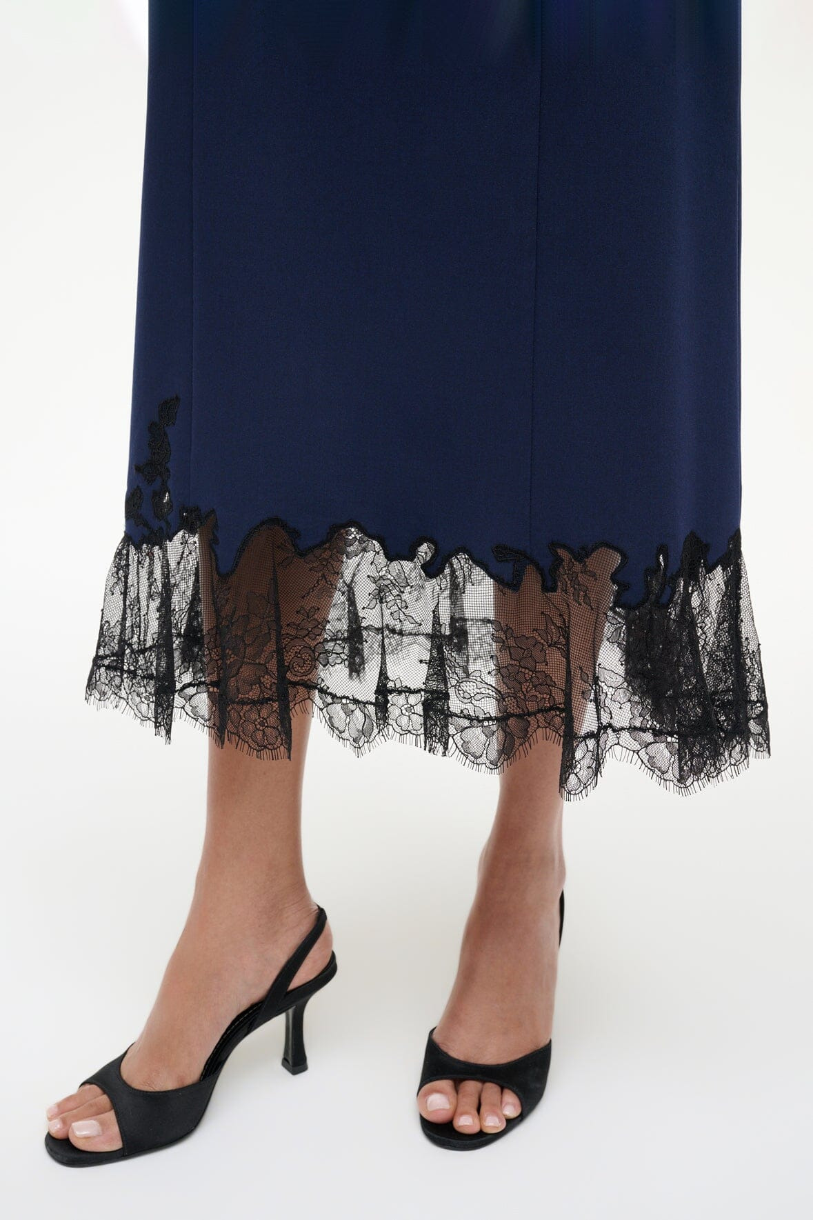 STAUD NADIA DRESS NAVY - 4