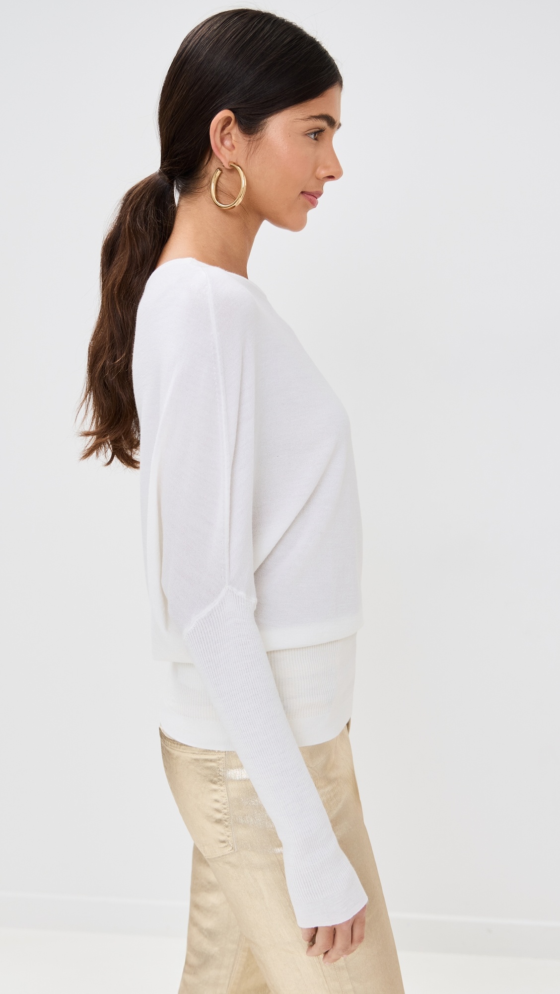Lavina Draped Off Shoulder Sweater - 3