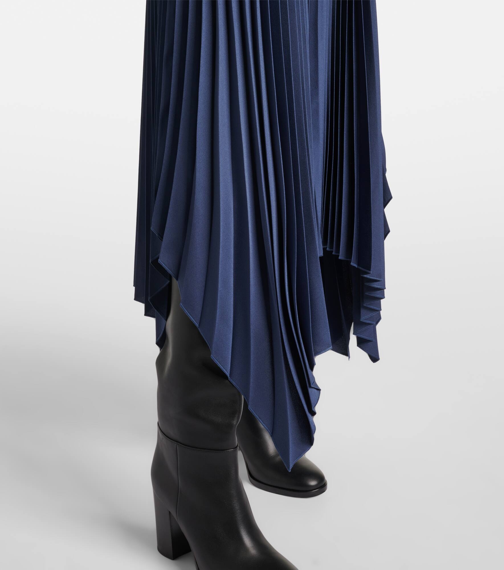 Ade plissé crêpe midi skirt - 5